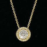 Rose Sparkle Crystal Necklace 925 Sterling Silver Women Europe Diy Jewelry