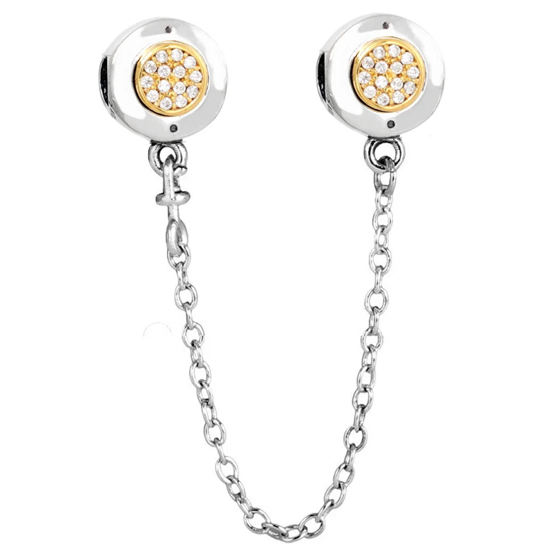 Two-tone Rose Signature Beads for Bracelet