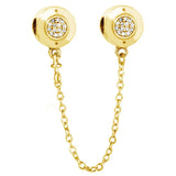 Two-tone Rose Signature Beads for Bracelet