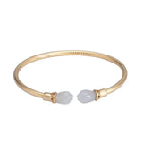 S925 Sterling Silver Magnolia Open-End Bangle Bracelet