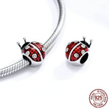 Seven-star Ladybug S925 Sterling Silver Pendant