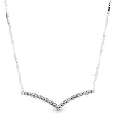 925 Sterling Silver Sparkle Necklace Bead Charm