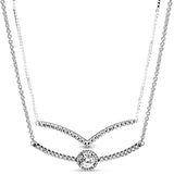 925 Sterling Silver Sparkle Necklace Bead Charm