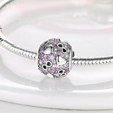 Silver Heart Eternity Symbol Charms Beads Fits Bracelet