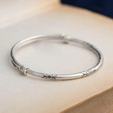 Silver Retro Style Men and Women Bracelet with Small Bells Evil Hand Jewelry
