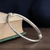Silver Retro Style Men and Women Bracelet with Small Bells Evil Hand Jewelry