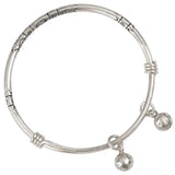 Retro Style Silver Bell Bracelet Evil Hand