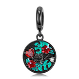 Punk Style Skeleton Hand Tag Sterling Silver Pendant