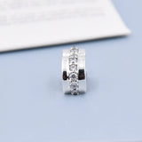 Crystal Clip Lock Stopper Beads for Charm Bracelet