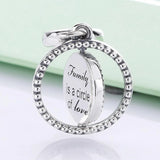 Tree Of Life Crystal Pendant Beads 925 Silver Charm Bracelet Bangle