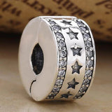 Crystal Clip Stopper Beads for Bracelet
