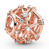 Stars Constellation Snowflake Glitter Christmas Tree Charm Beads
