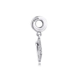 925 Silver Chalkboard Dangle Beads DIY Jewelry 021288