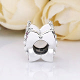 Pink Butterfly Beads for 925 Silver Bracelet DIY Jewelry