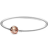 925 Silver Love Knot Bracelet Bangle