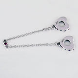 Bright Hearts Safety Chain Bead, 925 Sterling Silver Charm Bracelet DIY