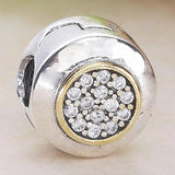 Two-tone Stopper Beads for European Bracelet DIY Jewelry