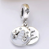 Enamel Snowman & Deer Pendant Beads for 925 Sterling Silver Charm Bracelet