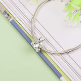 Cheap Girl Christmas Charm Pendant 925 Sterling Silver Beads