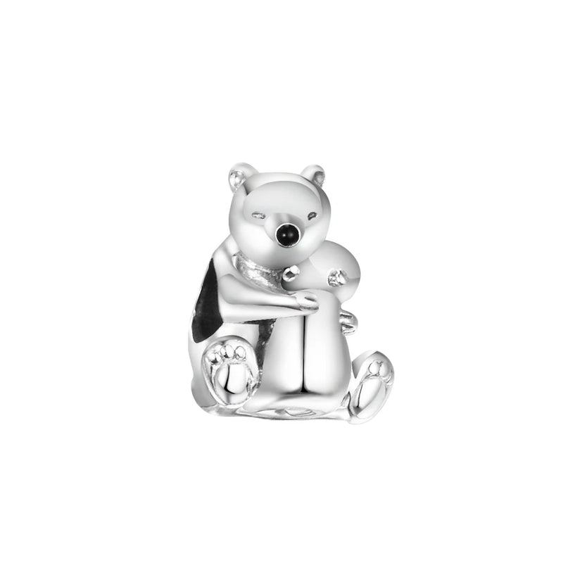 Cheap Girl Christmas Charm Pendant 925 Sterling Silver Beads