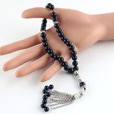 Islamic Tasbih Decorative Beads Round Agate 33 Rosary Misbaha