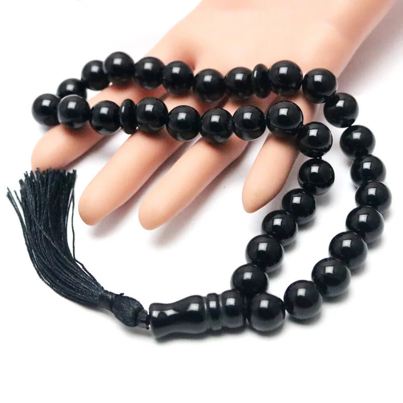 Agate Round Decorative Beads Islamic Rosary Muslim Tasbih Jewelry