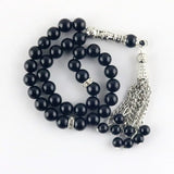 Islamic Tasbih Decorative Beads Round Agate 33 Rosary Misbaha