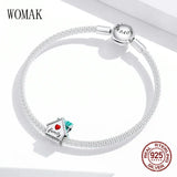 Sterling Silver Warm Home Charm for Bracelet Enamel Pendant