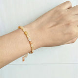 Gobi Jade Silk Jade Heart Bracelet Anklet Ethnic Woman