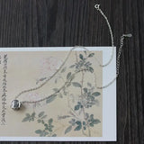 Chinese Four-Sided Beast Silver Pendant Necklace Retro Charm