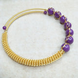 Purple Sugilite Stone Crystal Bracelet for Women