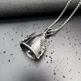Angel Bell Pendant Stainless Steel Lucky Exorcism Bell