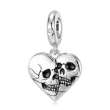 Skull Pendant DIY Beaded Bracelet S925 Silver Accessories