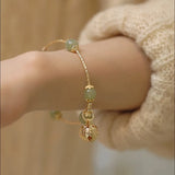 Hetian Jade Bell Bracelet for Women