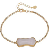Natural Hetian Jade Ruyi Geometric Bracelet - Chinese Retro Charm