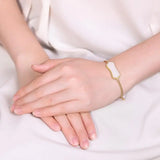 Natural Hetian Jade Ruyi Geometric Bracelet - Chinese Retro Charm