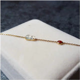 Natural Ice Chalcedony Gourd Bracelet, Chinese Retro Charm Silver Jewelry
