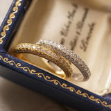 Three-Sided Precision Diamond Ring - Women's Silver Jewelry