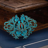 Chinese Retro Palace Filigree Brooch Neutral Charm Jewelry