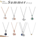 Glamour S925 Sterling Silver Beads Necklace for Women