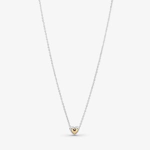 100% S925 Sterling Silver Necklace with Silver Beads Women's Jewelry