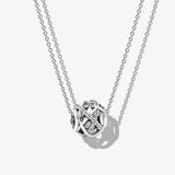 Glamour Sterling Silver Beads Necklace for Women