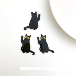 Acrylic Waving Cat DIY Earrings Pendant Jewelry Materials