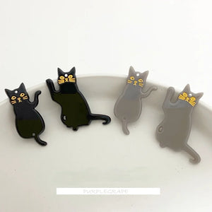 Acrylic Waving Cat DIY Earrings Pendant Jewelry Materials