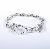 925 Sterling Silver Knot Bracelet Pan Bracelet DIY European Beads