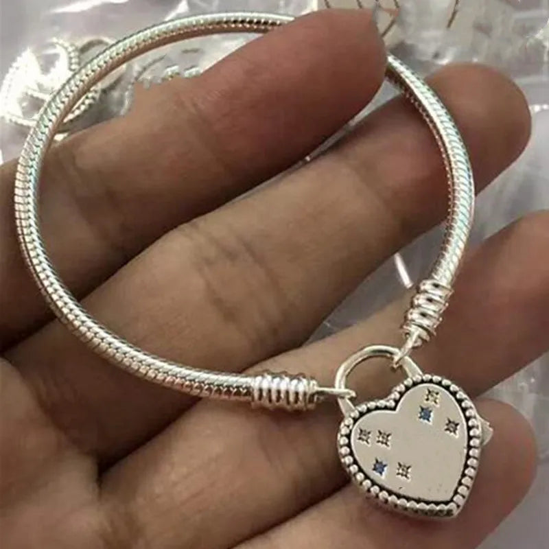 925 Sterling Silver Pandora Bracelet DIY European Beads