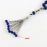 Lapis Lazuli Beads 33 Stone Islamic Rosary Muslim Rosary Tasbih Jewelry