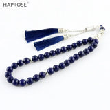 Lapis Lazuli Islamic Rosary Muslim Tasbih Jewelry Misbaha