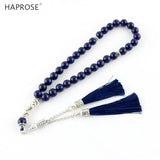 Lapis Lazuli Islamic Rosary Muslim Tasbih Jewelry Misbaha