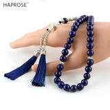 Lapis Lazuli Islamic Rosary Muslim Tasbih Jewelry Misbaha